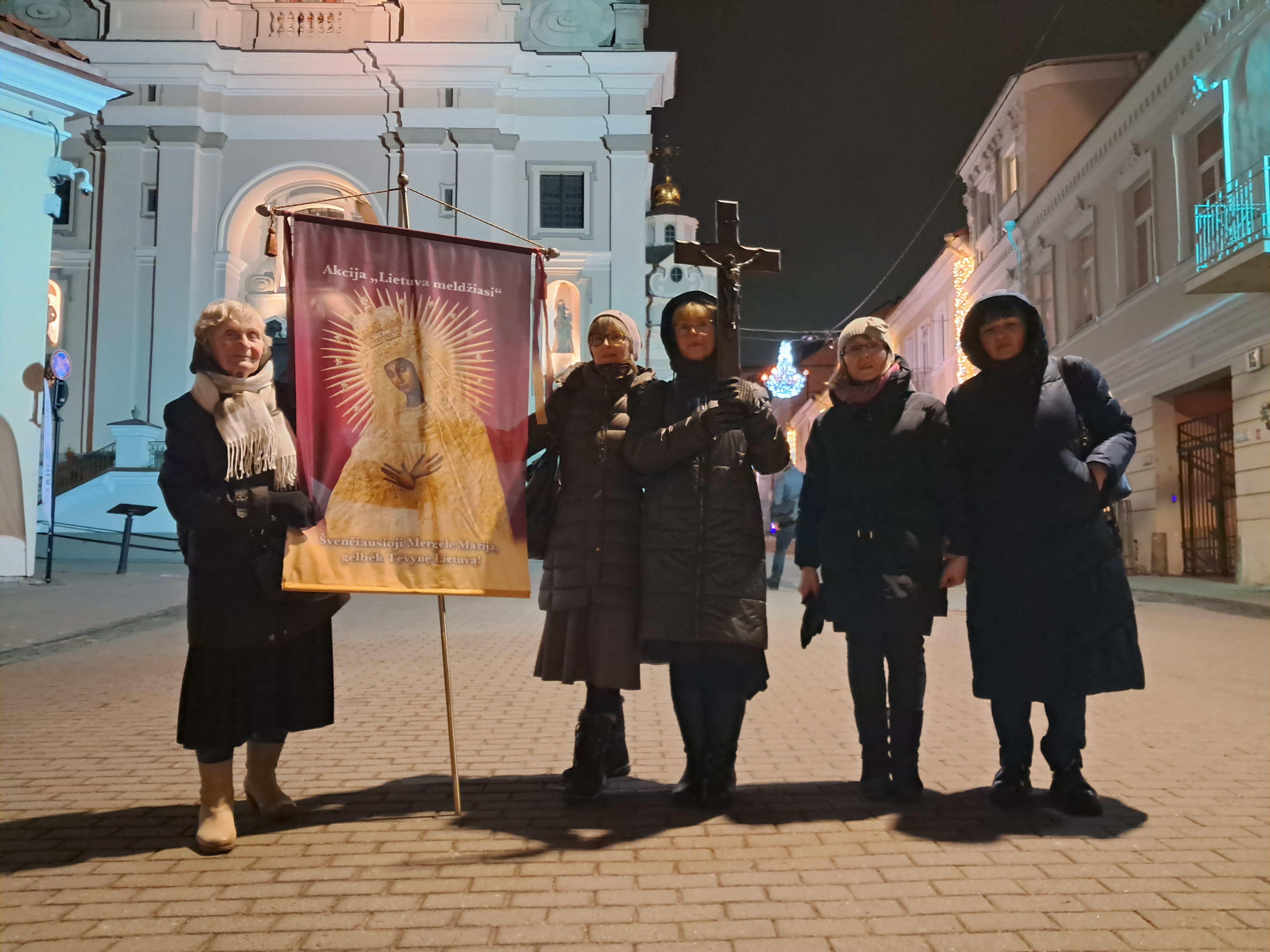 Vilniuje lapkričio 13d. meldėsi 5 maldininkės
