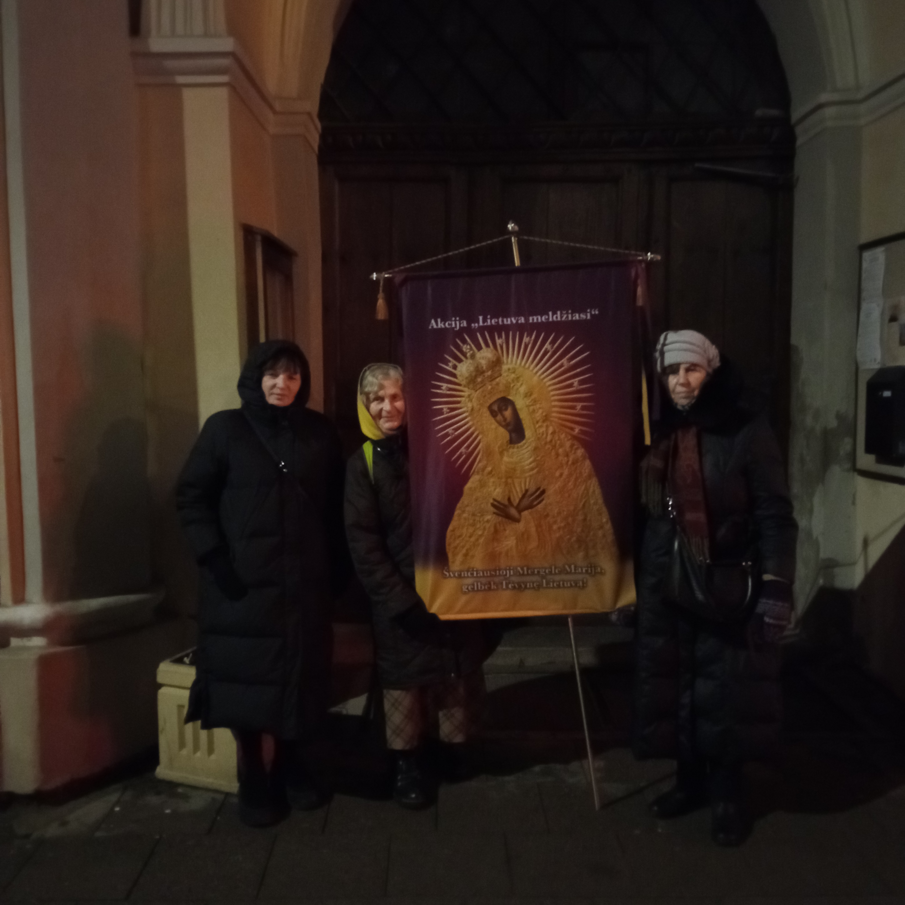 Vilniuje gruodžio 20 d. meldėsi 3 maldininkai

