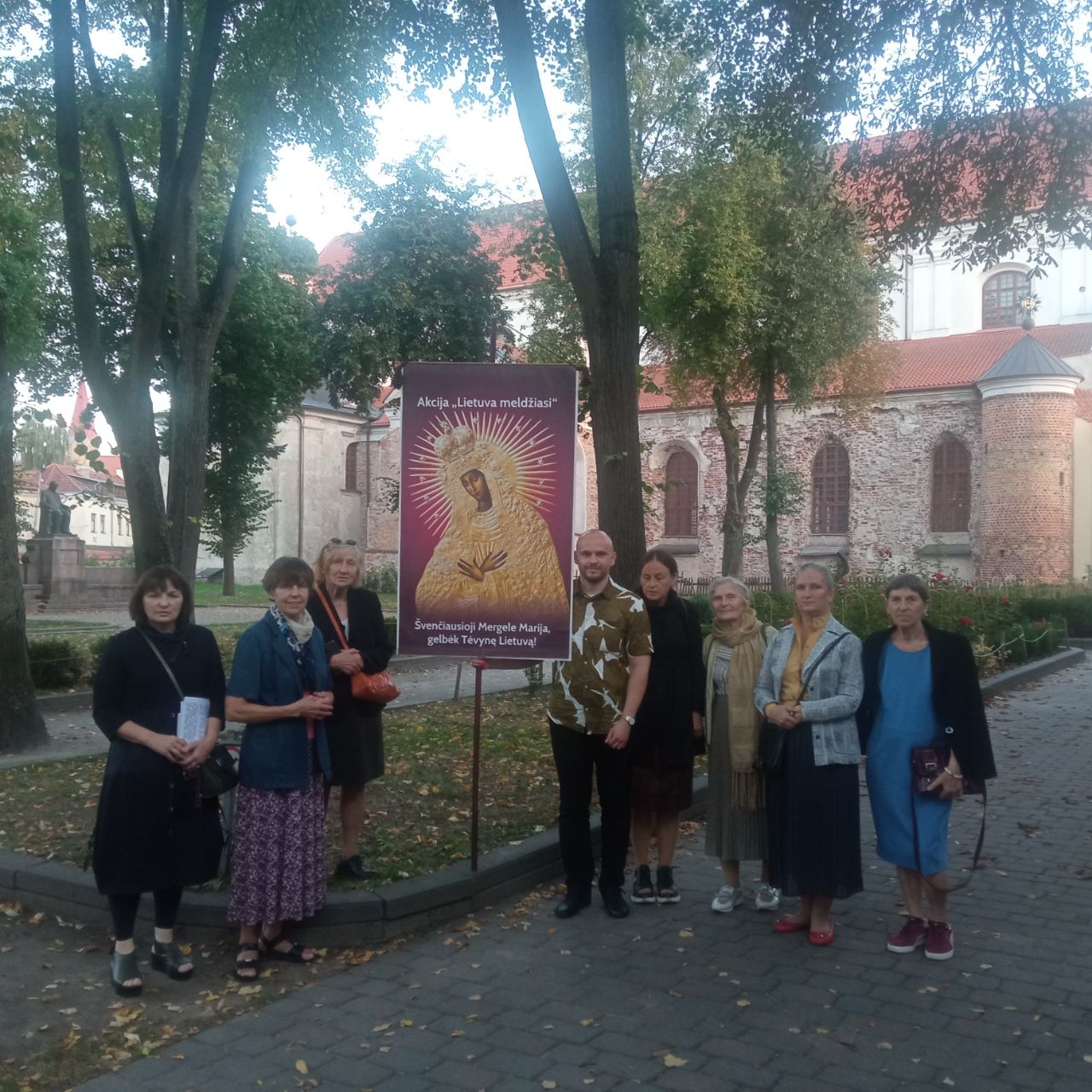 Rugsėjo 27d.Vilniuje meldėsi 8 žmonės
